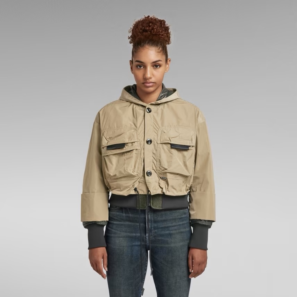 Cropped 2 In 1 Jacket